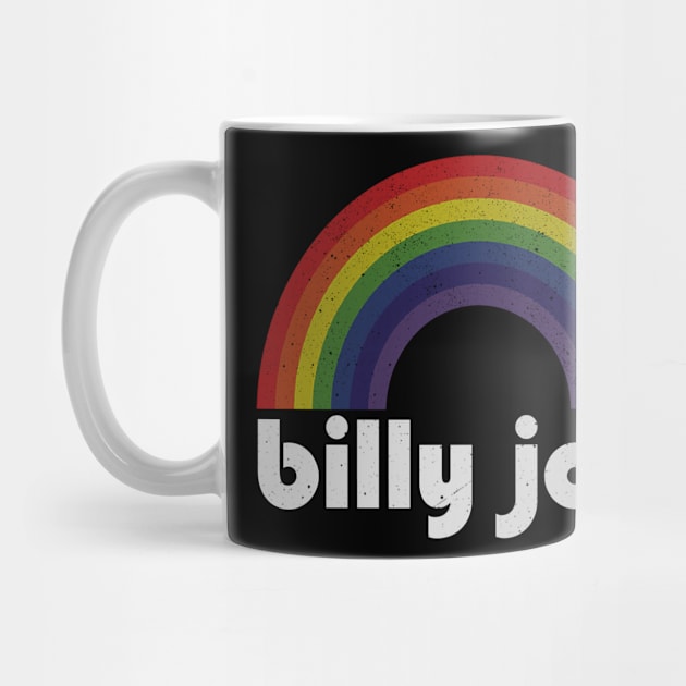 Billy Joel / Vintage Rainbow Design // Fan Art Design by Arthadollar